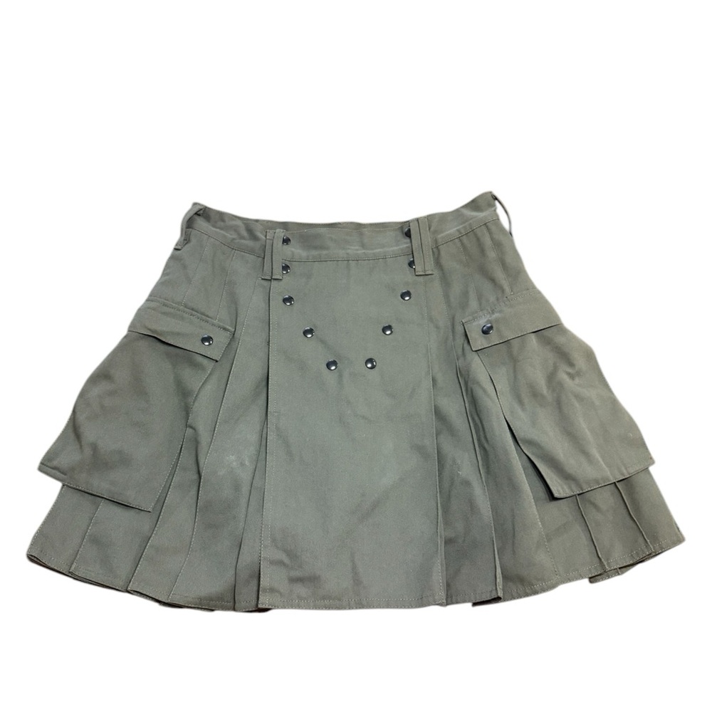 Utilikilts Kilt with Pockets Green 36 Waist 38 Kilt Size